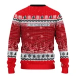 Brentford Tree Pattern Red Sweater Best Selling