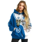 Brighton Hove Albion Achmed Skull Blue Hoodie Best Selling