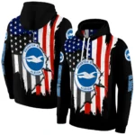 Brighton Hove Albion American Pride Black Hoodie Best Selling