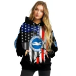 Brighton Hove Albion American Pride Black Hoodie Best Selling