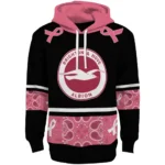 Brighton Hove Albion Awareness Ribbon Black Pink Hoodie Best Selling