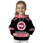 Brighton Hove Albion Awareness Ribbon Black Pink Hoodie Best Selling