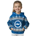 Brighton Hove Albion Christmas Trees Blue Hoodie Best Selling
