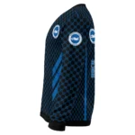 Brighton Hove Albion Circles Mesh Blue Black Sweater Best Selling
