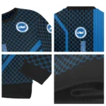 Brighton Hove Albion Circles Mesh Blue Black Sweater Best Selling