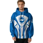 Brighton Hove Albion Concentric Lines Blue Hoodie Best Selling