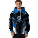 Brighton Hove Albion Futuristic Pattern Blue Black Hoodie Best Selling