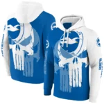 Brighton Hove Albion Graphic Punisher Blue White Hoodie Best Selling