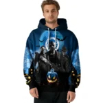 Brighton Hove Albion Halloween Vibes Blue Black Hoodie Best Selling