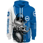 Brighton Hove Albion Jack Skellington Blue Hoodie Best Selling