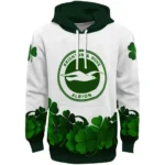 Brighton Hove Albion Lucky Motif White Green Hoodie Best Selling
