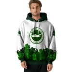 Brighton Hove Albion Lucky Motif White Green Hoodie Best Selling