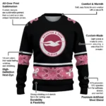 Brighton Hove Albion Pink Ribbon Black Pink Sweater Best Selling