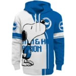 Brighton Hove Albion Playful Snoopy Blue Hoodie Best Selling