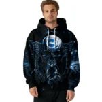 Brighton Hove Albion Skull Artwork Blue Black Hoodie Best Selling