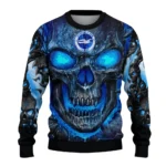 Brighton Hove Albion Skull Intensity Blue Black Sweater Best Selling
