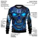 Brighton Hove Albion Skull Intensity Blue Black Sweater Best Selling
