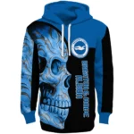 Brighton Hove Albion Skull Motif Blue Black Hoodie Best Selling
