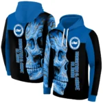 Brighton Hove Albion Skull Motif Blue Black Hoodie Best Selling