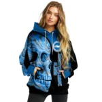 Brighton Hove Albion Skull Motif Blue Black Hoodie Best Selling