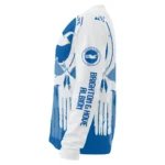 Brighton Hove Albion Skull Split Blue White Sweater Best Selling