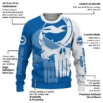 Brighton Hove Albion Skull Split Blue White Sweater Best Selling