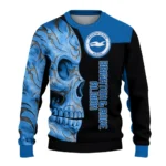Brighton Hove Albion Skull Swirl Blue Black Sweater Best Selling