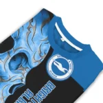 Brighton Hove Albion Skull Swirl Blue Black Sweater Best Selling