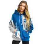Brighton Hove Albion Splatter Effect Blue Hoodie Best Selling