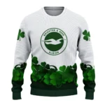 Brighton Hove Albion St Patrick White Sweater Best Selling