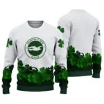 Brighton Hove Albion St Patrick White Sweater Best Selling