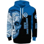 Brighton Hove Albion Sugar Skull Blue Black Hoodie Best Selling
