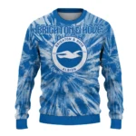 Brighton Hove Albion Tie Dye Designs Blue Sweater Best Selling
