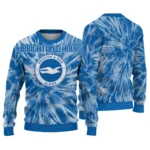 Brighton Hove Albion Tie Dye Designs Blue Sweater Best Selling