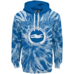 Brighton Hove Albion Tie Dye Pattern Blue Hoodie Best Selling