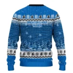 Brighton Hove Albion Tree Pattern Blue Sweater Best Selling