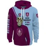 Burnley Achmed Skull Burgundy Hoodie Best Selling