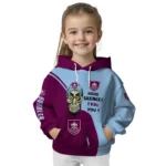 Burnley Achmed Skull Burgundy Hoodie Best Selling