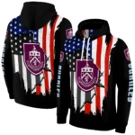 Burnley American Pride Black Hoodie Best Selling