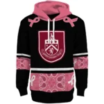 Burnley Awareness Ribbon Black Pink Hoodie Best Selling
