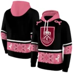 Burnley Awareness Ribbon Black Pink Hoodie Best Selling