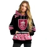 Burnley Awareness Ribbon Black Pink Hoodie Best Selling