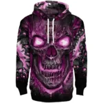 Burnley Demonic Skull Burgundy Black Hoodie Best Selling
