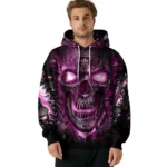 Burnley Demonic Skull Burgundy Black Hoodie Best Selling