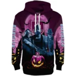 Burnley Halloween Vibes Burgundy Black Hoodie Best Selling