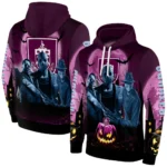 Burnley Halloween Vibes Burgundy Black Hoodie Best Selling