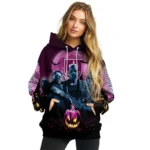 Burnley Halloween Vibes Burgundy Black Hoodie Best Selling