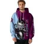 Burnley Jack Skellington Burgundy Hoodie Best Selling
