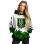 Burnley Lucky Motif White Green Hoodie Best Selling