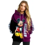 Burnley Mickey Mouse Burgundy Black Hoodie Best Selling